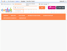 Tablet Screenshot of cavlakbebe.com